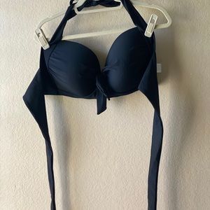 Black plus size bathing 3X suit top